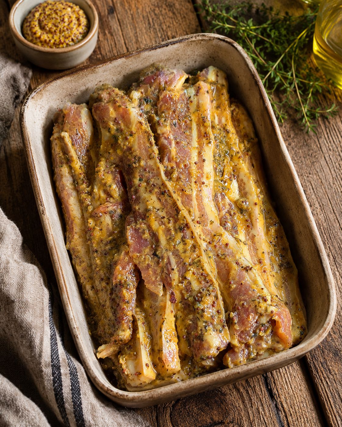 Lard frais (nature, sauce ribs ou moutarde)